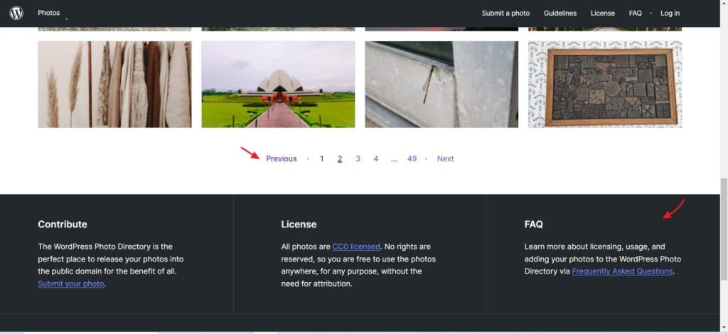 redesigned footer in new theme