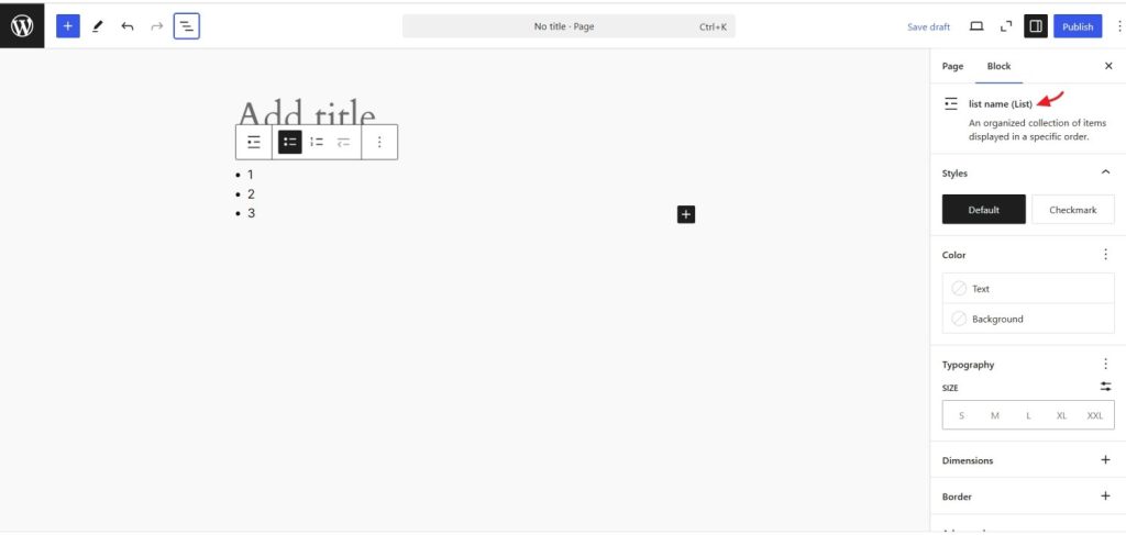 existing block type badges in WordPress 6.7