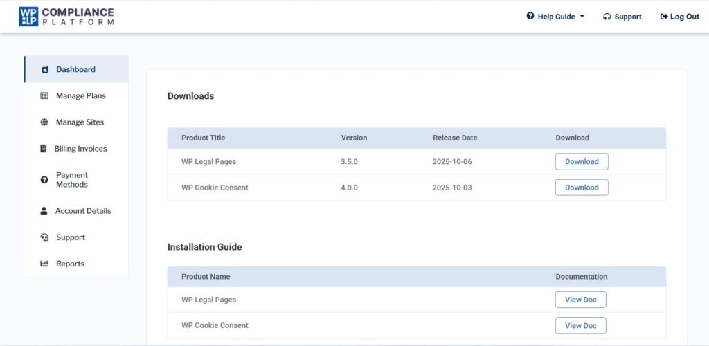 WPLP compliance platform login